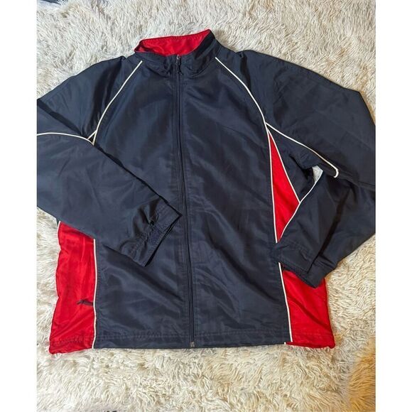 Men North end full zip techo lite navy jacket ezem system L - Picture 2 of 8